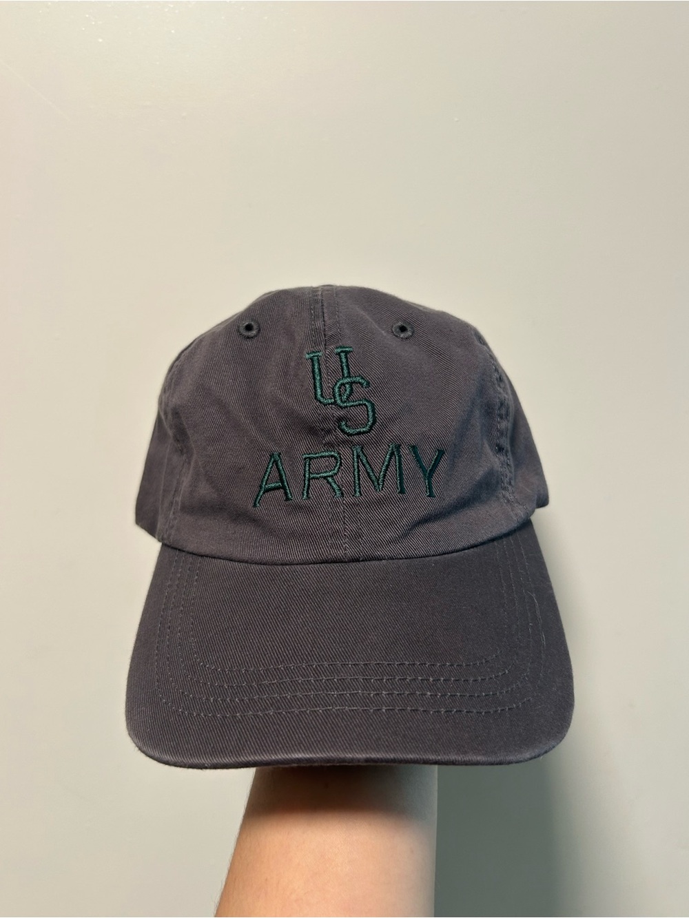 Embroidered Dark Gray Kids Cap